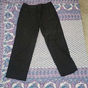 Ann Taylor Loft Pinstripe Capris, Marisa, size 4
